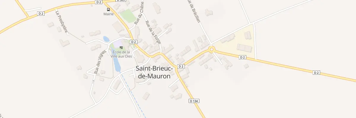 Plan du 13 Rue de la Quintaine à Saint-Brieuc-de-Mauron