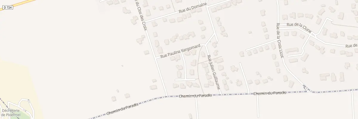 Plan du 4 Rue Pauline Kergomard à Gourhel