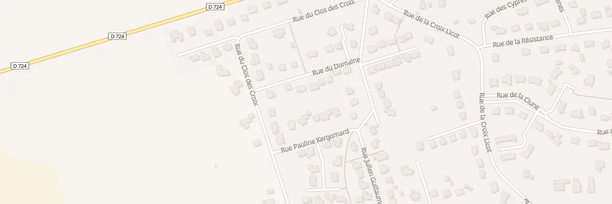 Plan du 6 Rue du Domaine à Gourhel