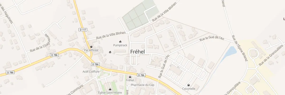 Plan du 13 Rue du Courtil Antoine à Fréhel