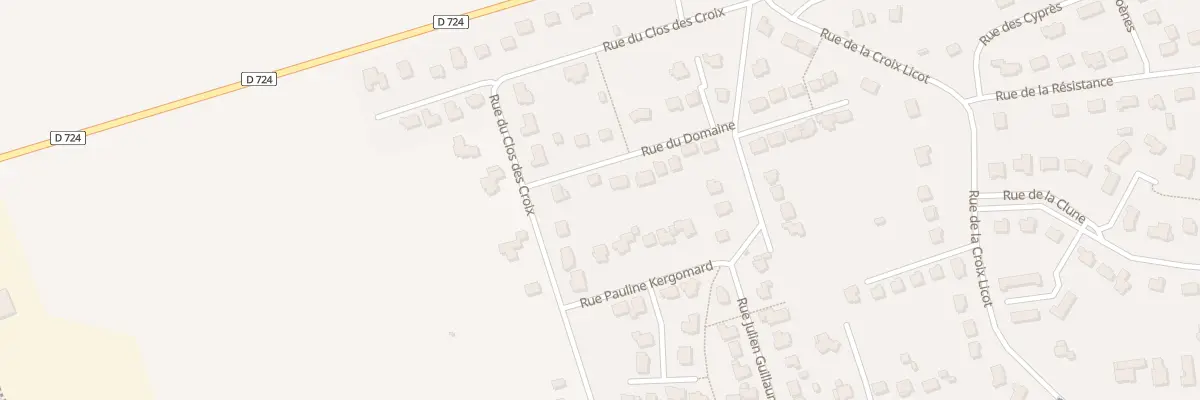 Plan du 4 Rue du Domaine à Gourhel