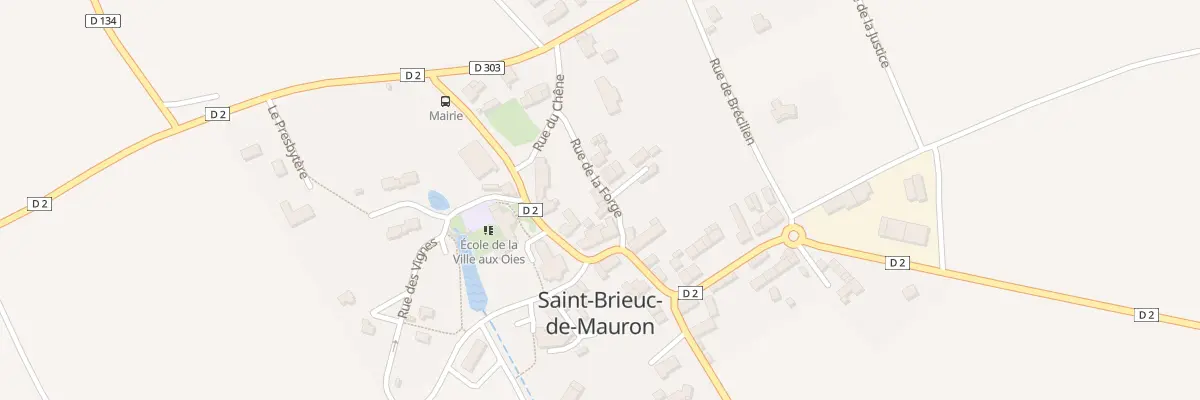 Plan du 5 Rue de la Forge à Saint-Brieuc-de-Mauron