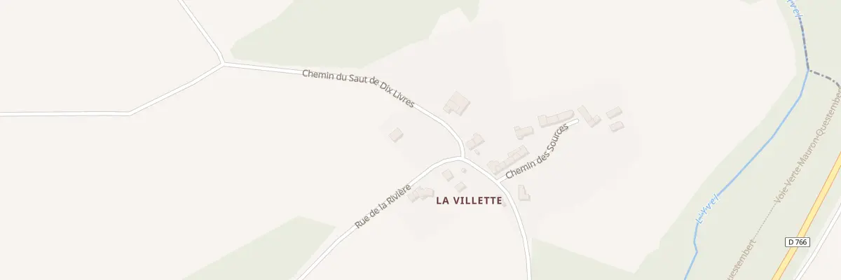 Plan du 1 Rue de la Riviere à Loyat