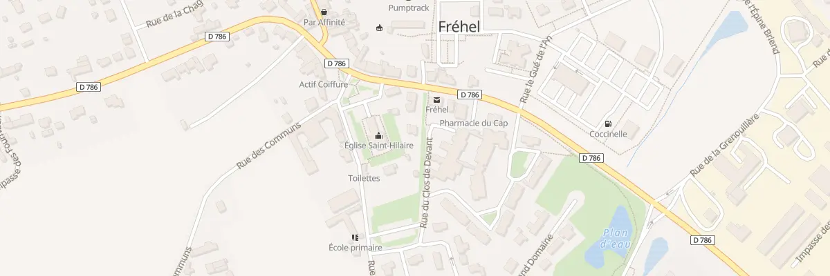 Plan du 6 Rue de la Grande Abbaye à Fréhel