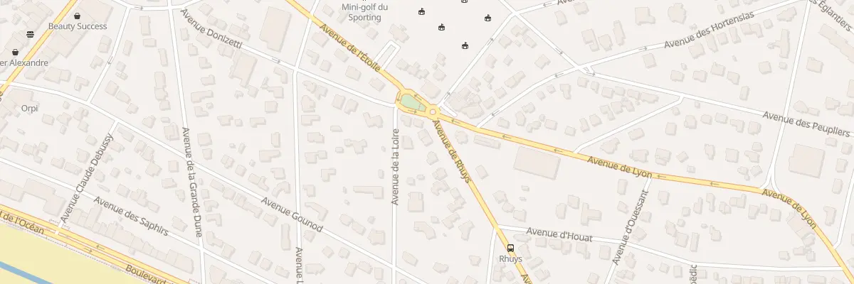 Plan du 45 Av de Rhuys à La Baule-Escoublac