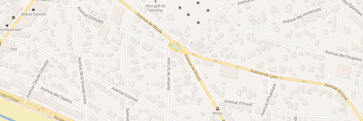 Plan du 47 Av de Rhuys à La Baule-Escoublac