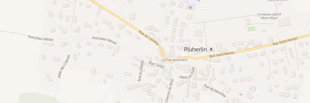 Plan du 3 Rue du Calvaire à Pluherlin