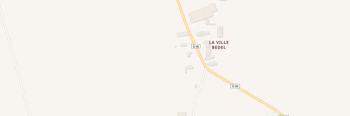Plan du 11 La Ville Bedel à Éréac