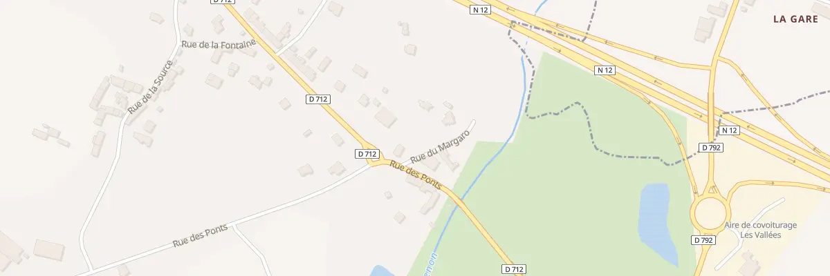 Plan du 5 Rue des Ponts à Plénée-Jugon