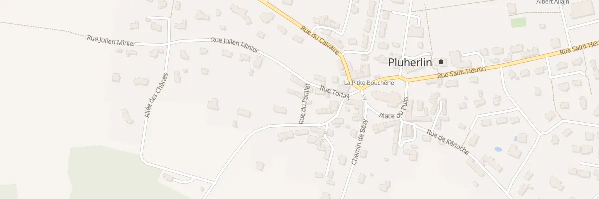 Plan du 1 Pl du Patillet à Pluherlin