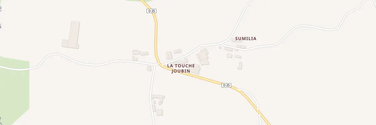 Plan du 40 La Touche Joubin à Sévignac