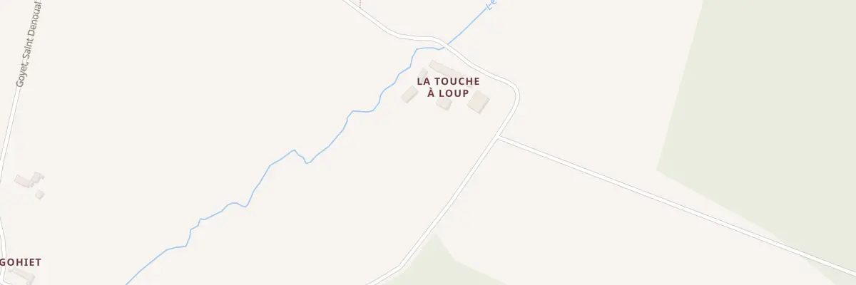 Plan du 4 La Touche à Loup à Saint-Denoual