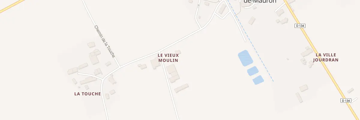Plan du 1 Le Vieux Moulin à Saint-Brieuc-de-Mauron