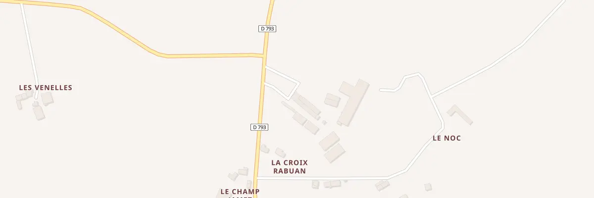 Plan du 3 La Croix Rabuan à Mérillac