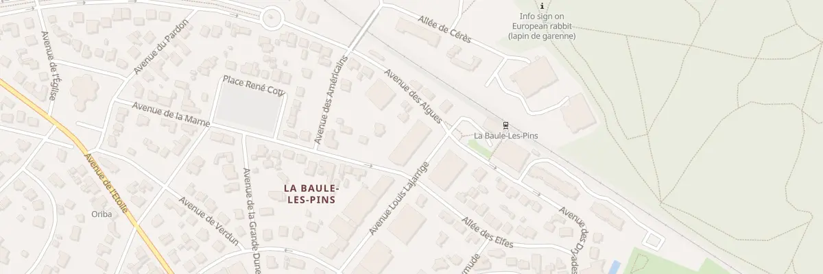 Plan du 83 Av Louis Lajarrige à La Baule-Escoublac
