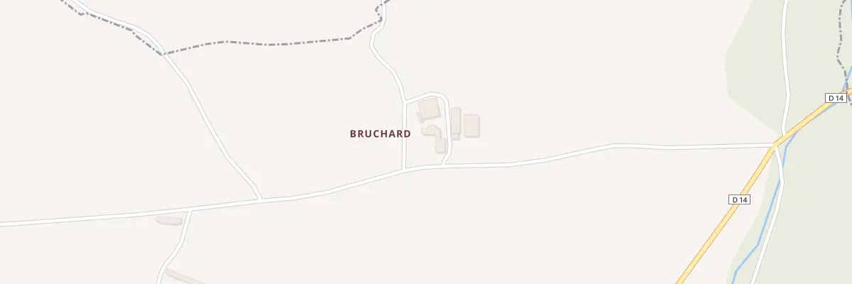 Plan du 5 Bruchard à Hénanbihen