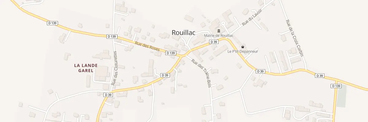Plan du 1 Rue de la Forge à Rouillac