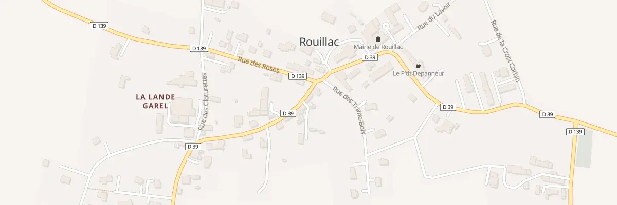 Plan du 7 Rue de la Forge à Rouillac