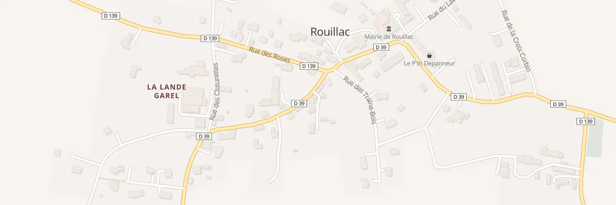 Plan du 15 Rue de la Forge à Rouillac