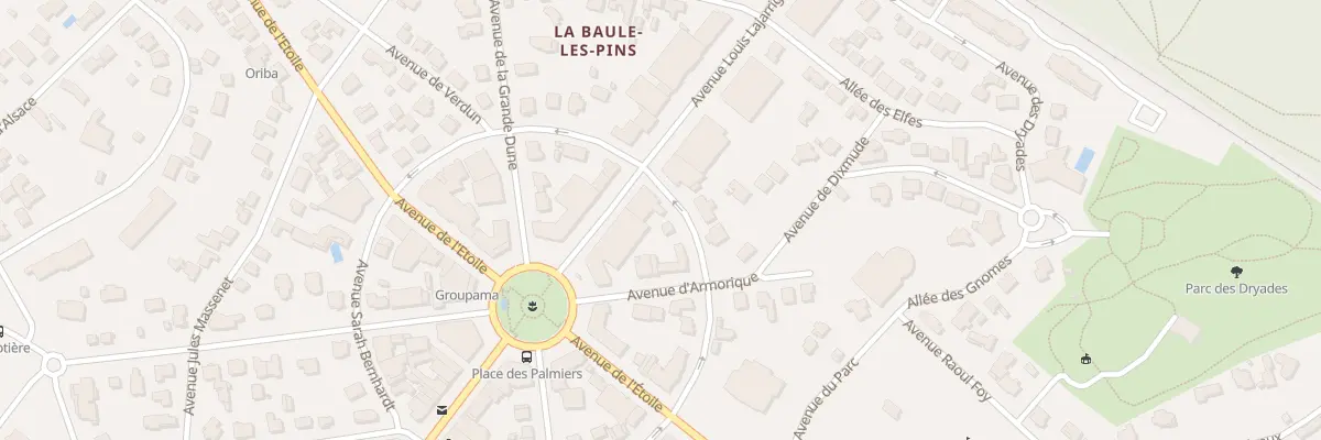 Plan du 56 Av Louis Lajarrige à La Baule-Escoublac