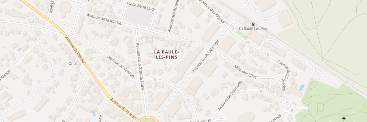 Plan du 71 Av Louis Lajarrige à La Baule-Escoublac