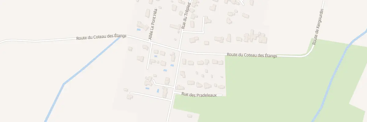 Plan du 98 Rue des Pradeleaux à Guérande