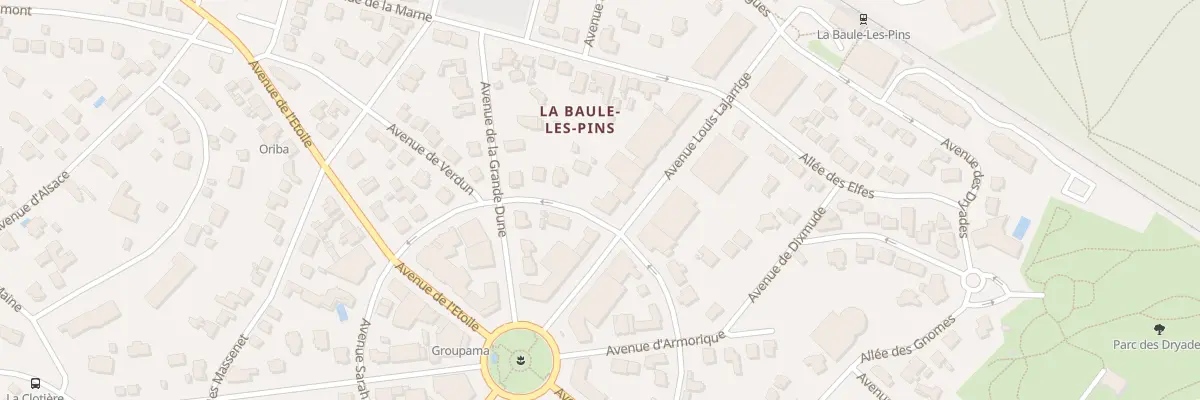 Plan du 63 Av Louis Lajarrige à La Baule-Escoublac