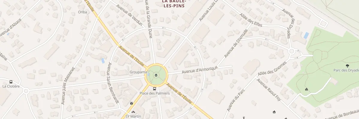 Plan du 52 Av Louis Lajarrige à La Baule-Escoublac