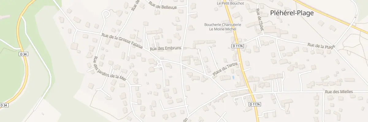 Plan du 10 Rue de la Grosse Falaise à Fréhel