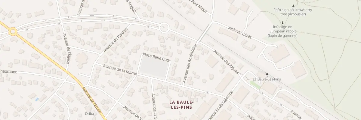 Plan du 12 Pl President Rene Coty à La Baule-Escoublac