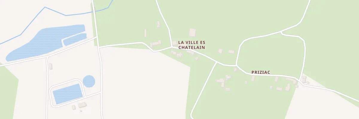 Plan du 10 La Ville Es Chatelains à Pleucadeuc