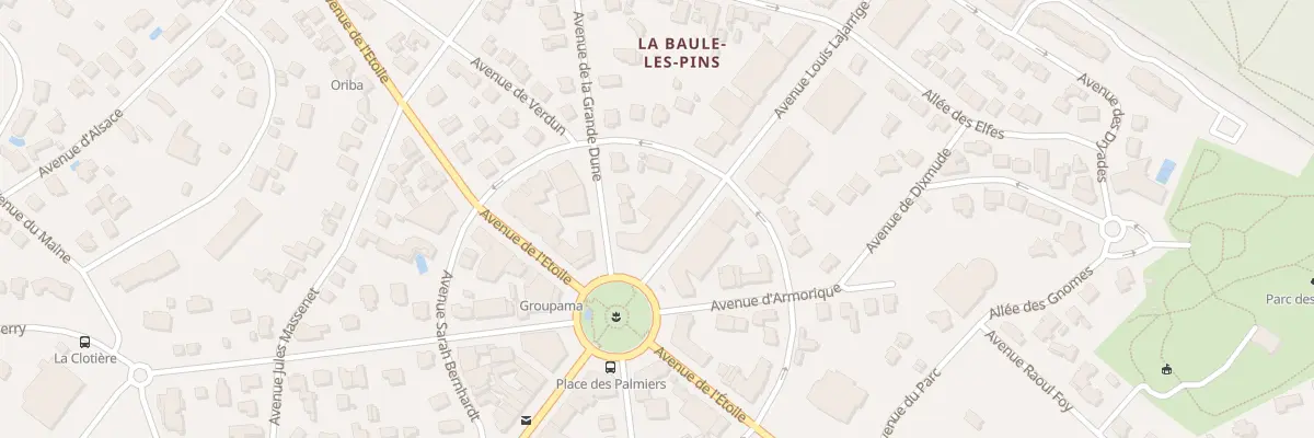 Plan du 57 Av Louis Lajarrige à La Baule-Escoublac