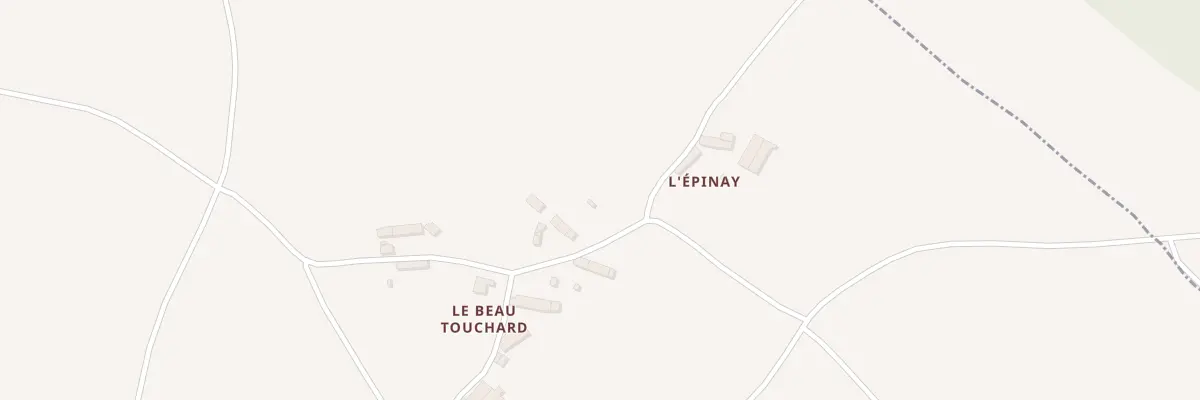 Plan du 11 Le Beau Touchard à Tramain