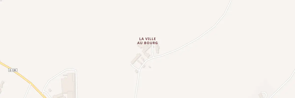 Plan du 9 La Ville au Bourg à Rouillac