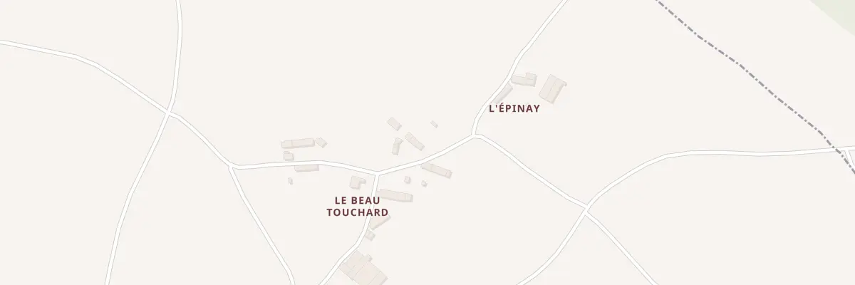 Plan du 9 Le Beau Touchard à Tramain
