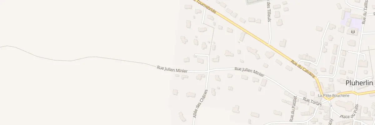 Plan du 24 Rue Julien Minier à Pluherlin