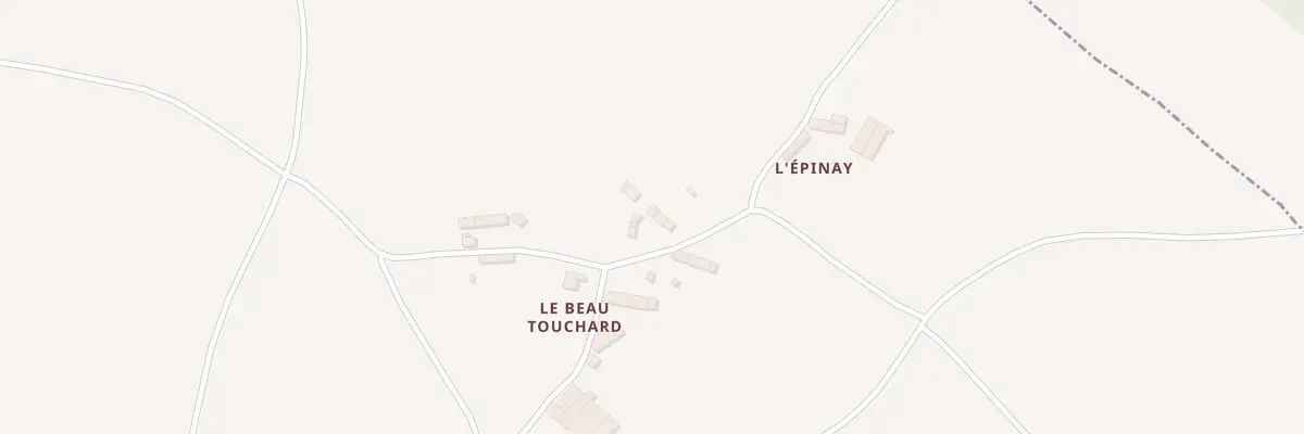 Plan du 7 Le Beau Touchard à Tramain