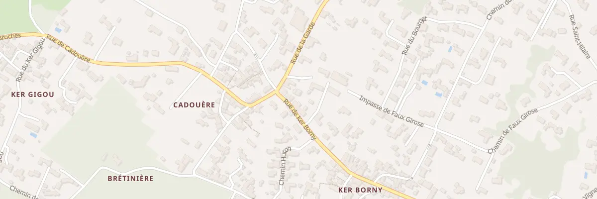 Plan du 5 Rue de ker borny à L’Île-d’Yeu