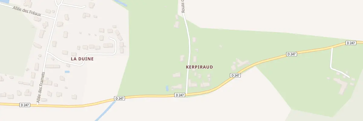 Plan du 7 Rte de Kerpiraud à Guérande