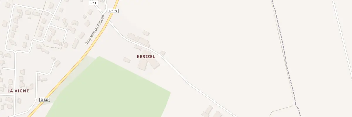 Plan du 5467 Kerizel à Arzal