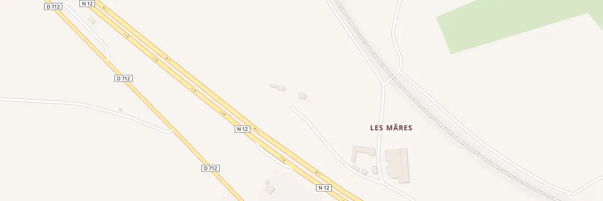 Plan du 5960 Les Marres à Plénée-Jugon