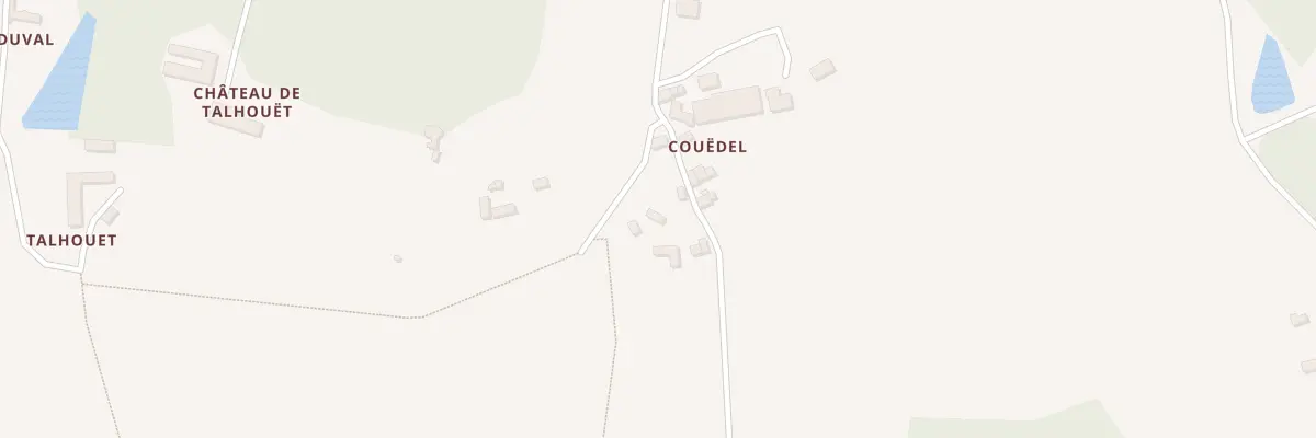 Plan du 5168 Couëdel à Pluherlin