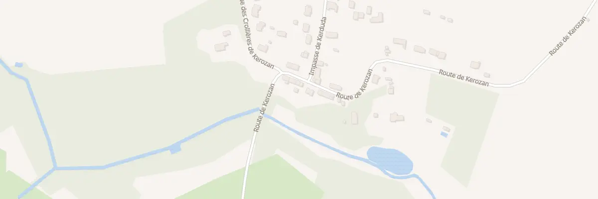 Plan du 206 Rte de Kerozan à Guérande