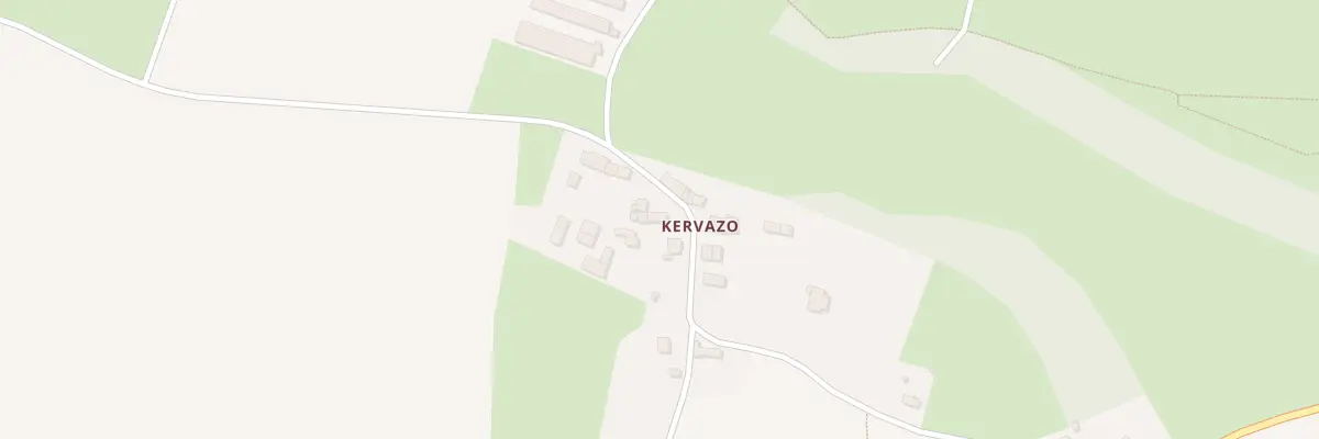 Plan du 6637 Kervazo à Limerzel