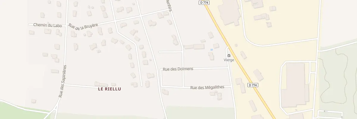 Plan du 1 Rue des Pierres Jumelles à Pleucadeuc