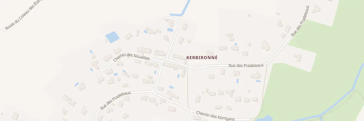 Plan du 69 Rue des Pradeleaux à Guérande