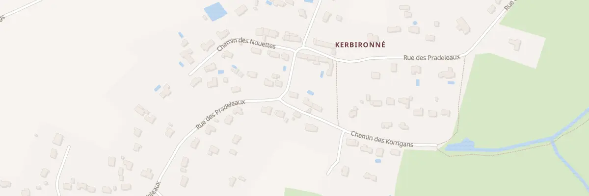Plan du 58 Rue des Pradeleaux à Guérande