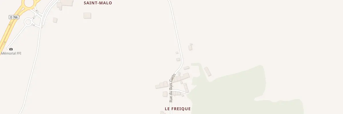 Plan du 5147 Le Freique à Loyat