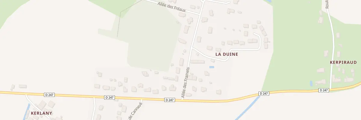 Plan du 7 All des Framets à Guérande