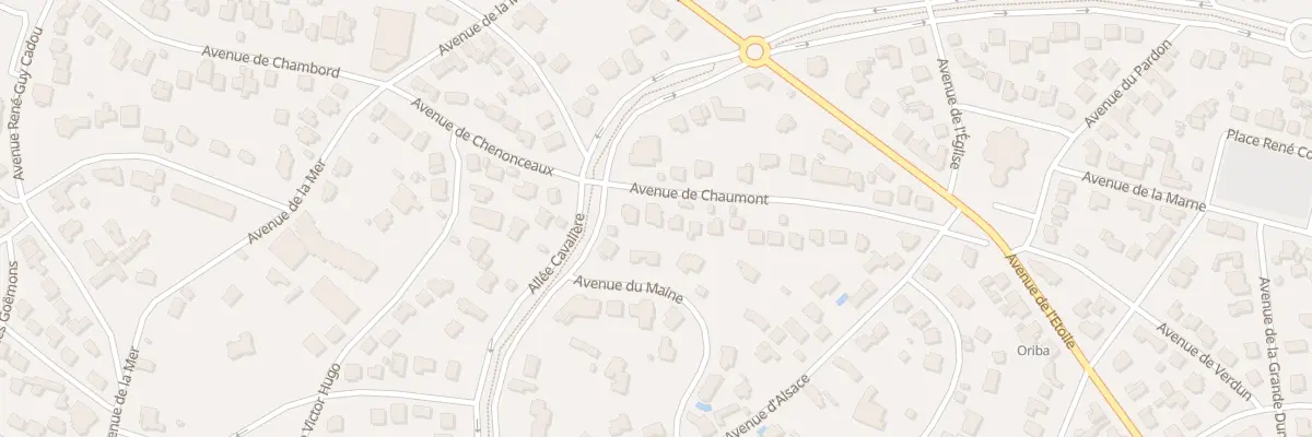 Plan du 4 Av de Chaumont à La Baule-Escoublac